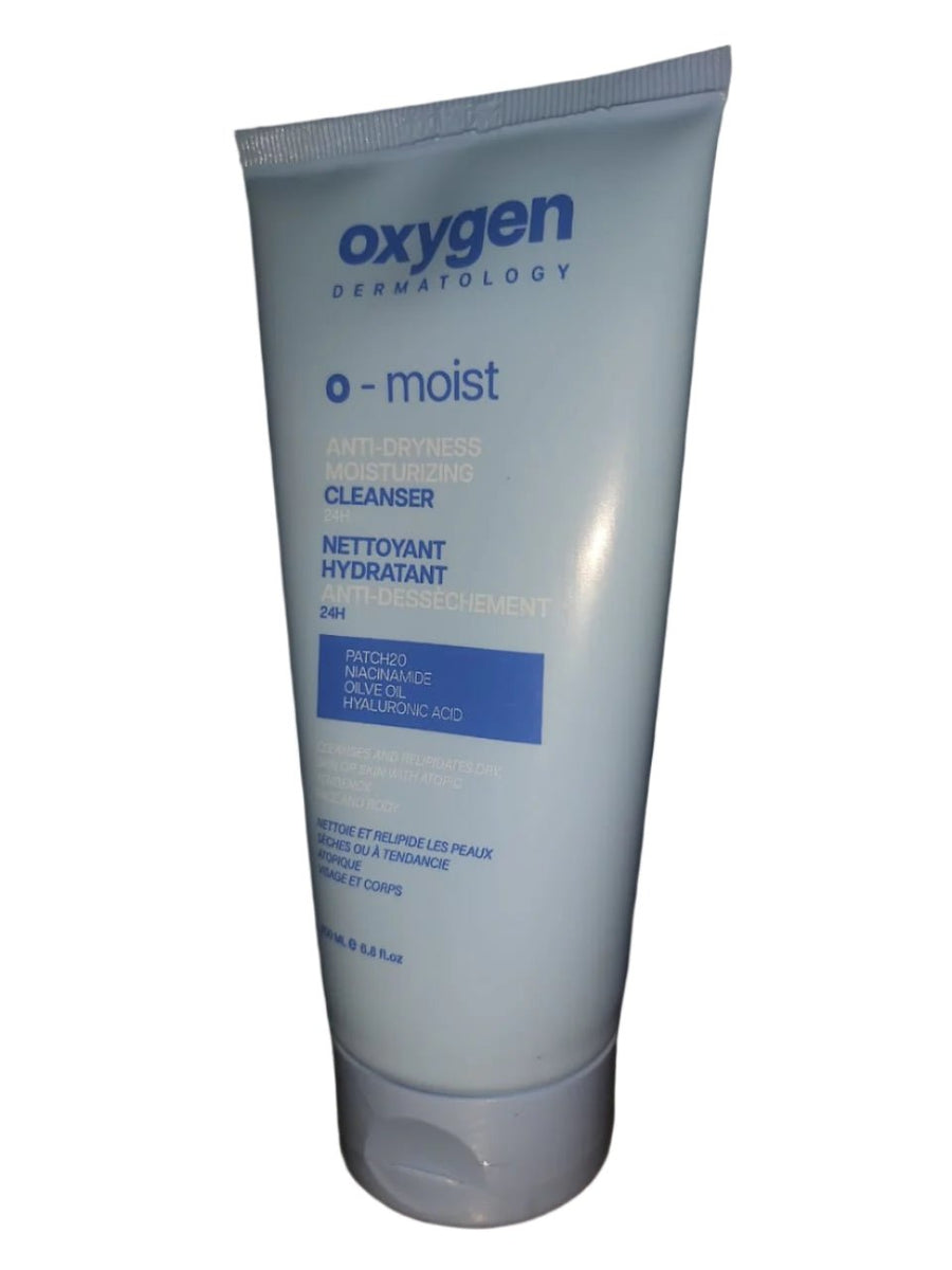 OXYGEN O-MOIST ANTI-DRYNESS MOISTURIZING CLEANCER 24H 200ML – Al Dawaa ...