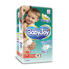 BABY JOY MEDIUM (3) 58PCS