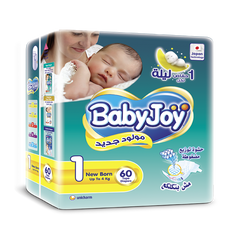 BABY JOY NEW BORN (1) 60PCS