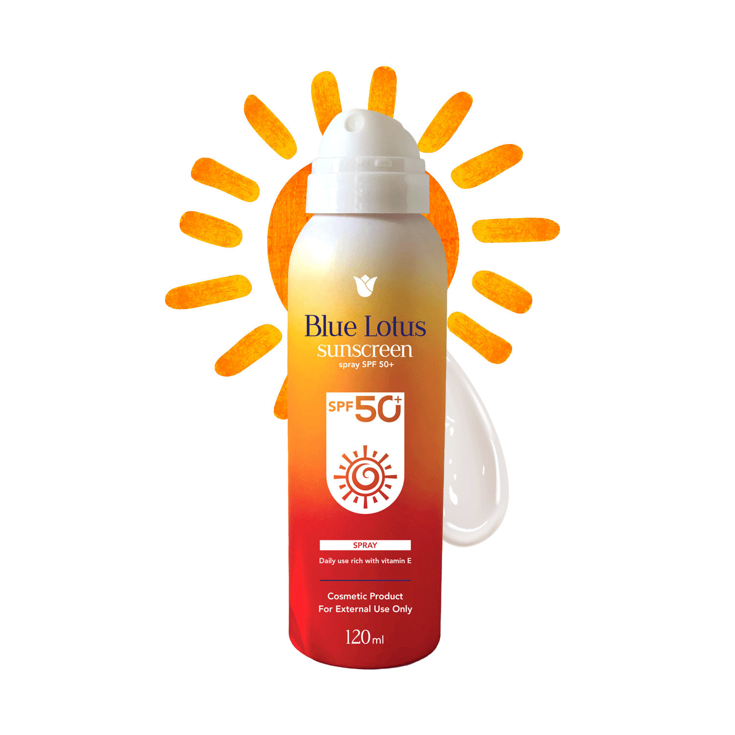 BLUE LOTUS SUN SCREEN SPF50 SPRAY120ML