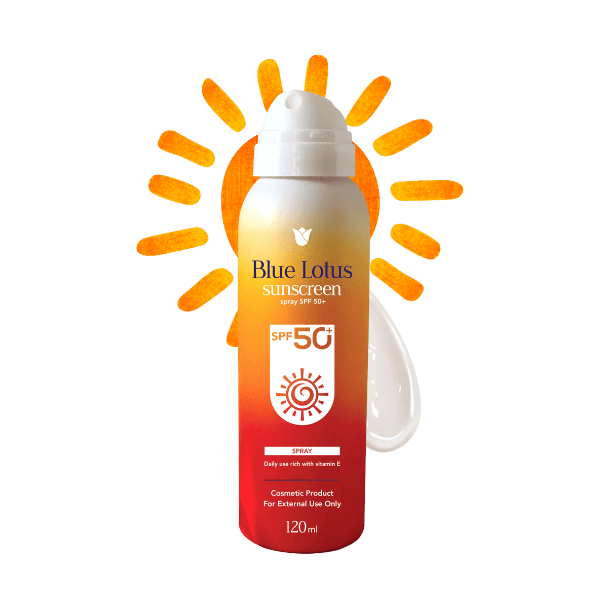 BLUE LOTUS SUN SCREEN SPF50 SPRAY120ML