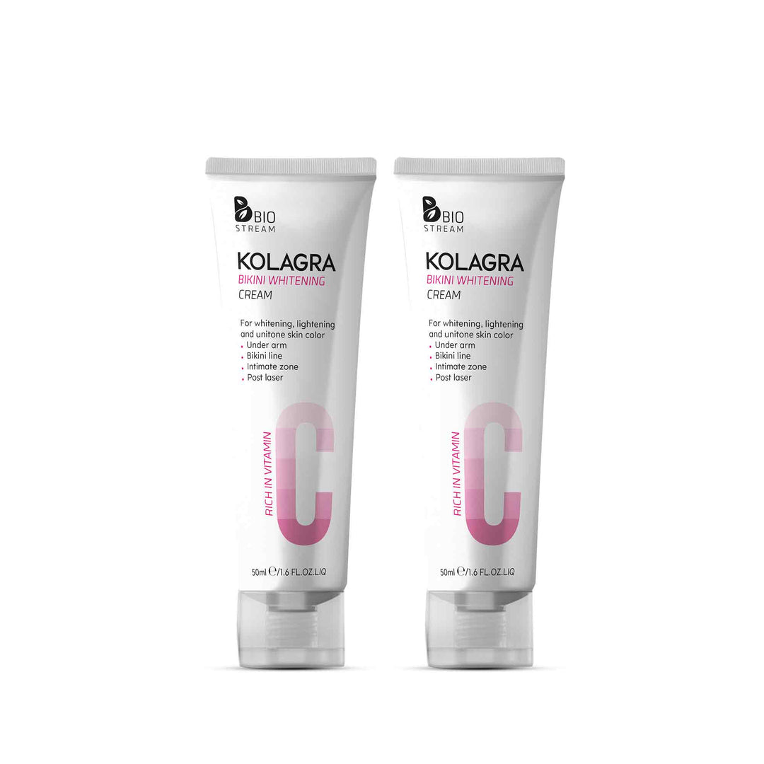 kolagra offer bikini whitening cream 50ML 1 + 1 Free