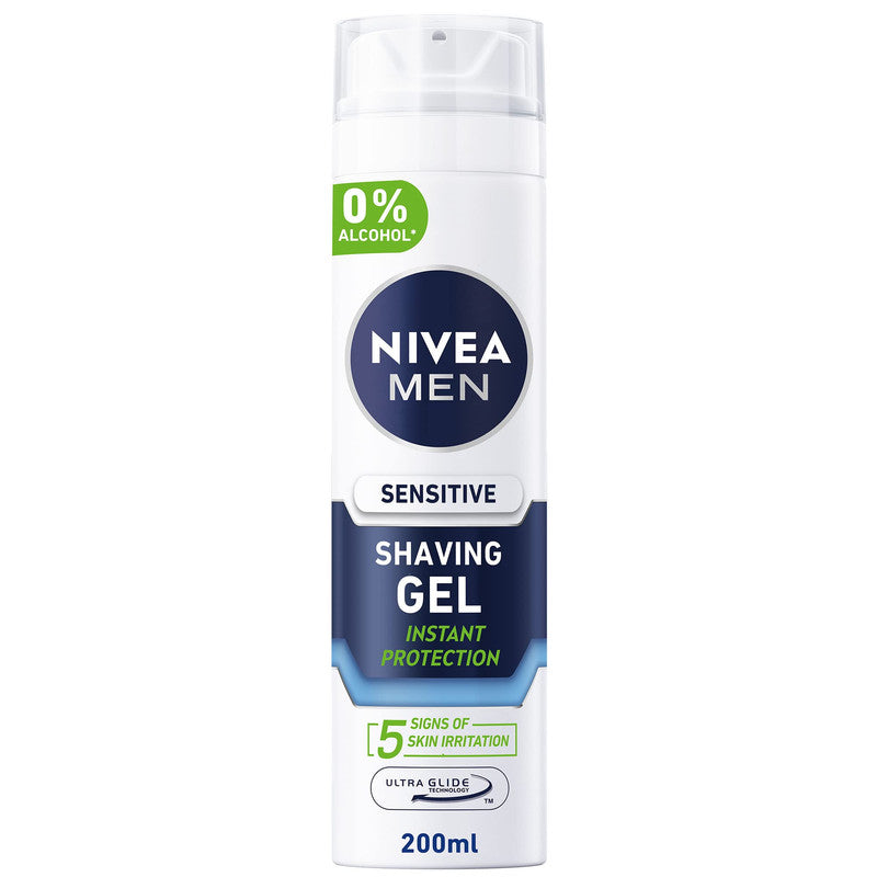 Nivea F/Men Sensitive Shaving Gel 200Ml