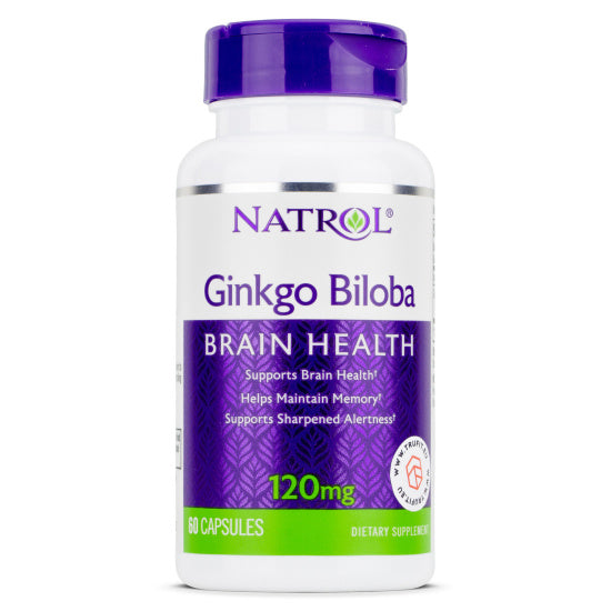 Natrol Ginkgo Biloba 120Mg 60Cap