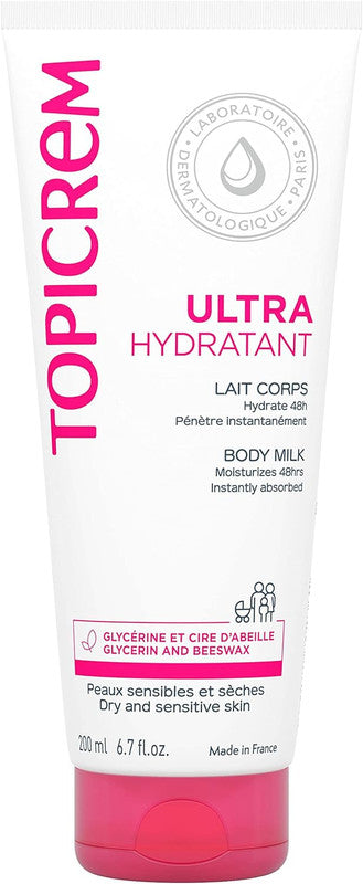 Topicrem Ultra Moisturizing Body Milk 200 Ml - Al Dawaa Pharmacies