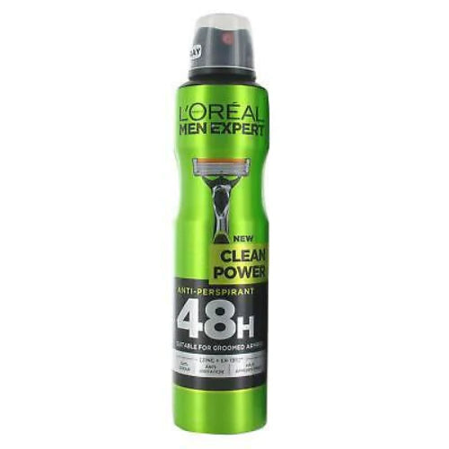 Loreal Men Exp Clean Power Spray 250Ml