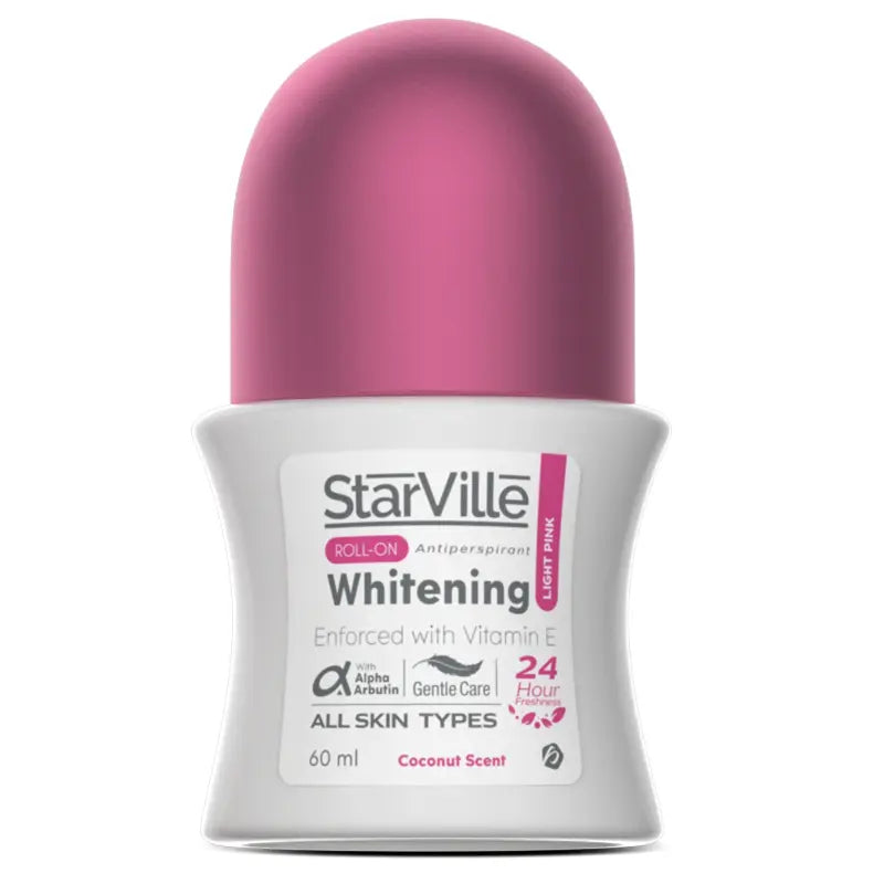 Starville Whitening Roll On Light Pink With Coconut Scent 60 Ml