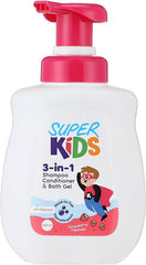Super Kids 3In 1(Shampoo+Cond+Bath Gel)500Ml