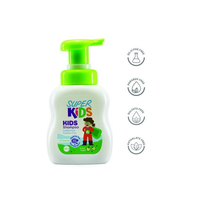 Super Kids Shampoo(Green Apple) 300Ml
